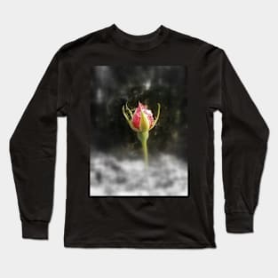 rosebud in the snow 3 Long Sleeve T-Shirt